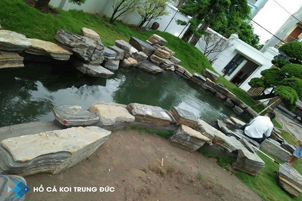 Thi công hồ cá koi tại quảng ninh