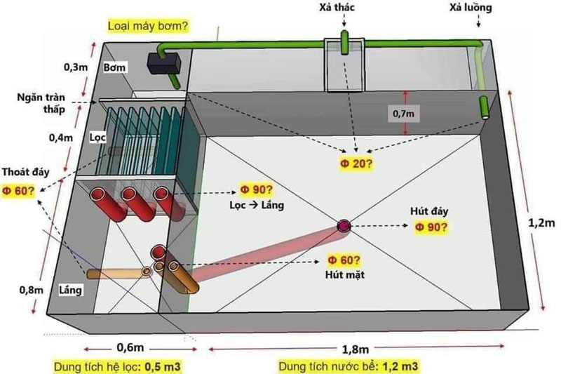 Tầm quan trọng của hệ thống lọc nước trong hồ cá Koi