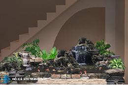 Thi công hồ cá koi trong nhà