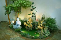 Mẫu hòn non bộ trước nhà