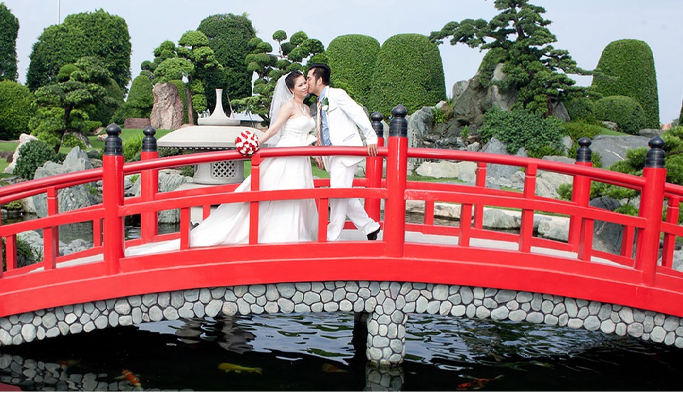 địa điểm chụp ảnh cưới mới công viên rin rin park