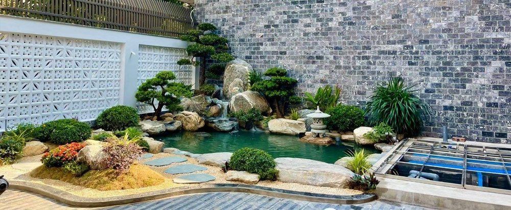Hồ cá koi biệt thự