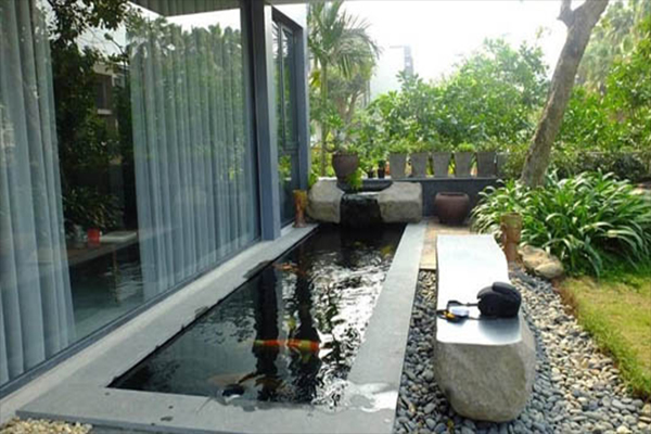 mẫu hồ cá koi phong cách nhật tại quảng ninh